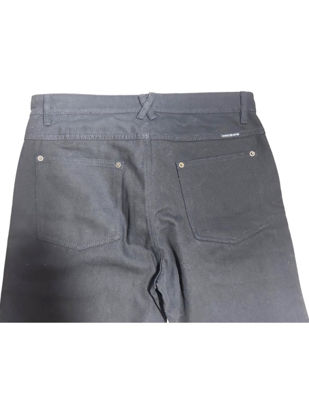 Honor The Gift Black Straight-Leg Pants Cotton-Blend Size 32 - Picture 7 of 9